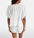 Dôen June cotton-blend top