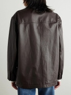 LEMAIRE - Leather Jacket - Brown