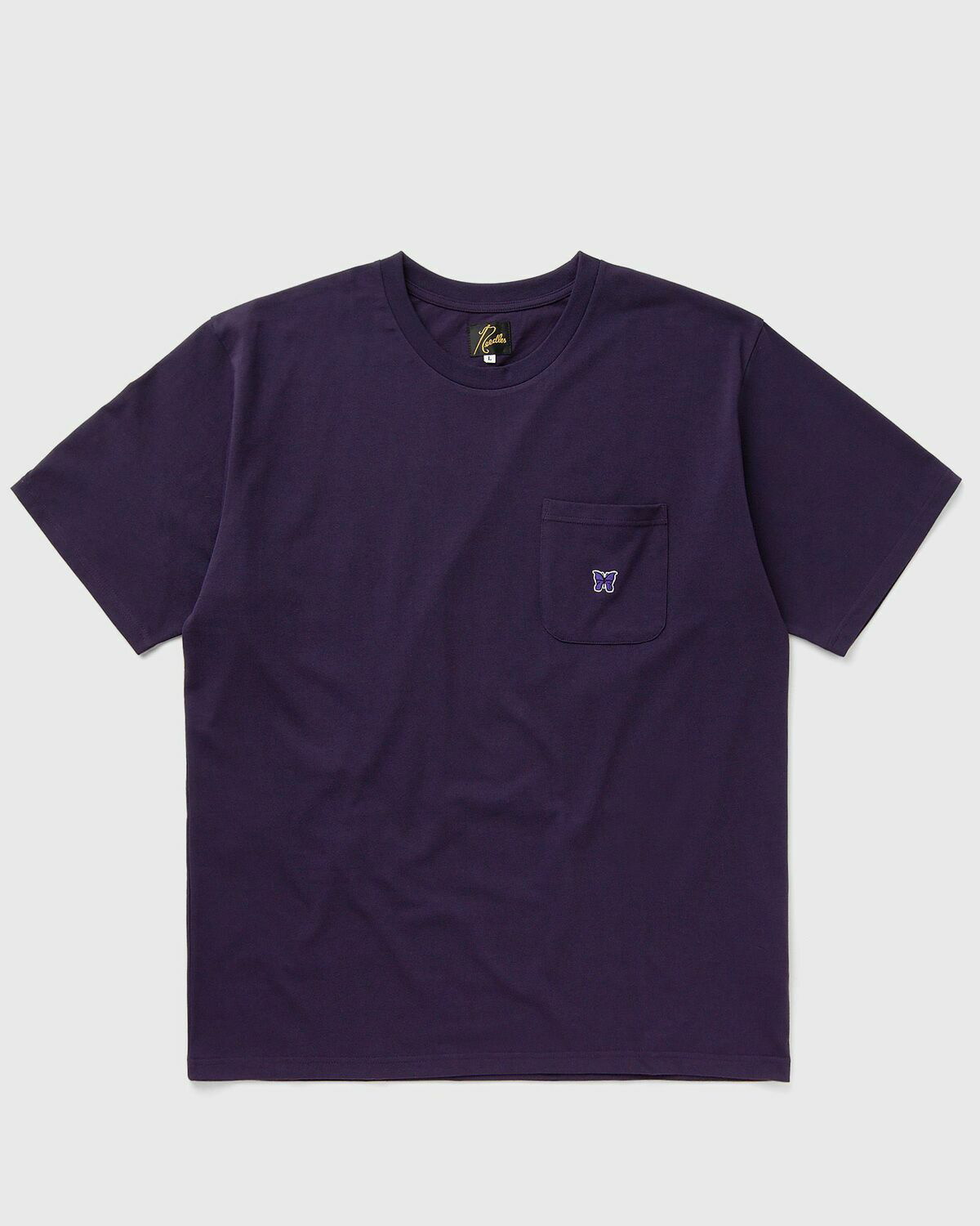 【NEEDLES】 25SS L/S Crew Neck Tee Poly Jersey - DK.PURPLE Needles S/S Crew Neck Tee Poly Jersey Purple Shortsleeves
