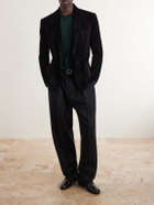 TOM FORD - Panelled Suede Blazer - Black