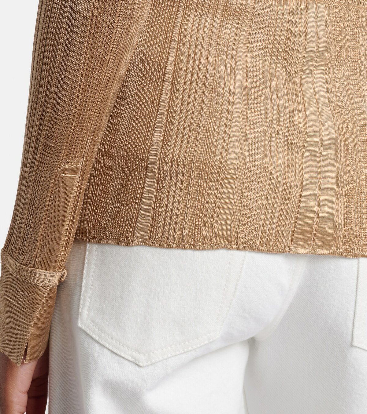 Gabriela Hearst Tamar knitted silk shirt