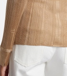 Gabriela Hearst Tamar knitted silk shirt