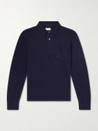 Hartford - Cotton-Piqué Polo Shirt - Blue