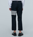 Thom Browne - 4-Bar cotton twill pants