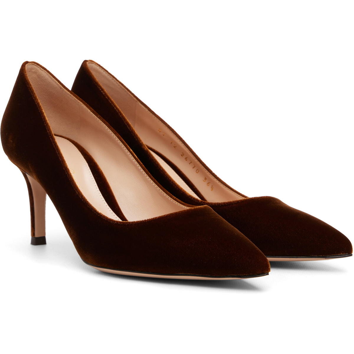 Gianvito Rossi Brown Gianvito 70 Heels