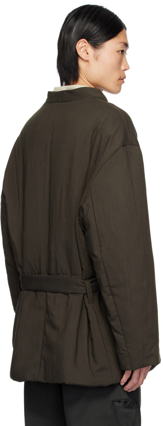 LEMAIRE Brown Wadded Jacket Lemaire