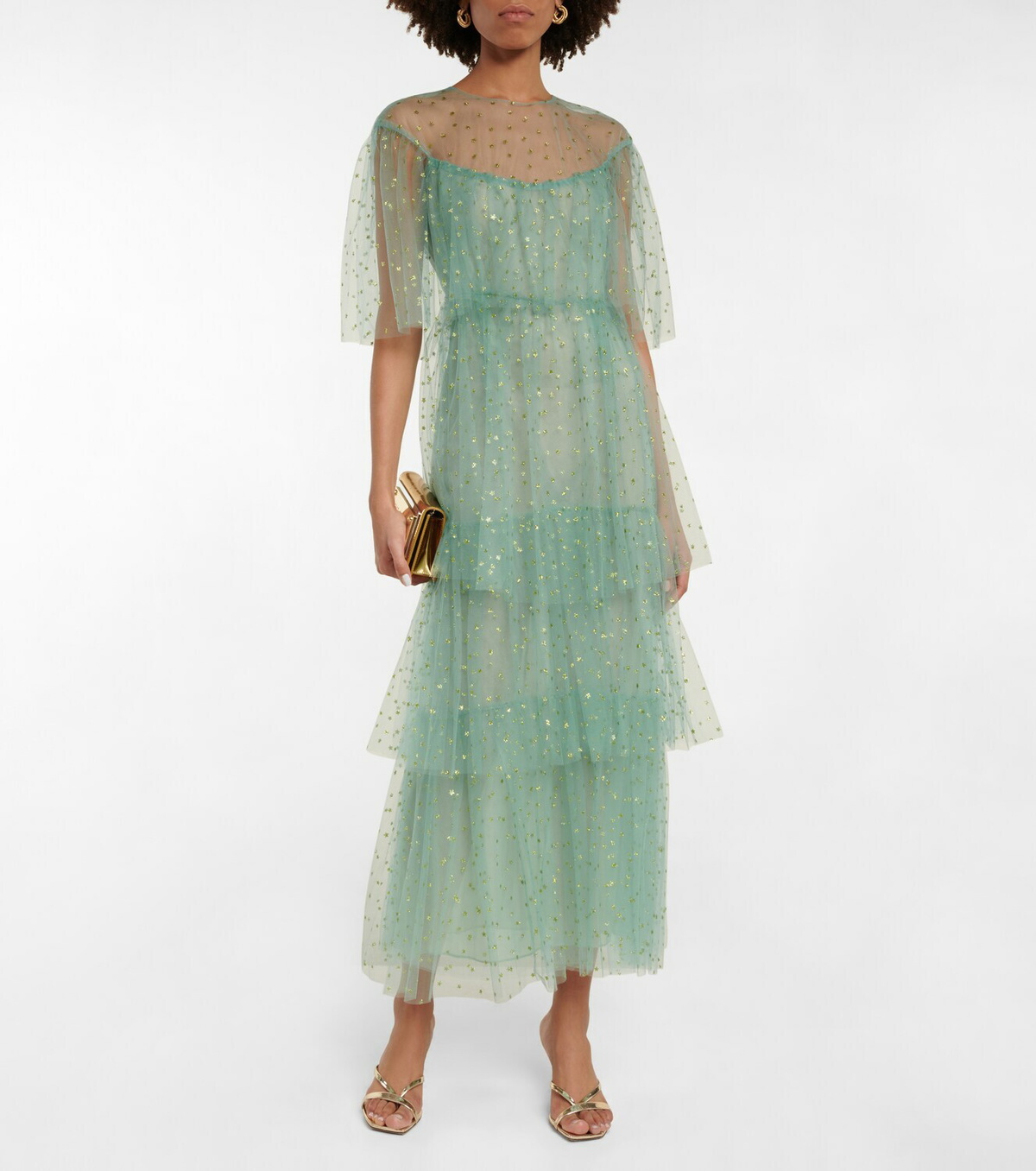 ML Monique Lhuillier
 Tulle Midi-Dress main image 1