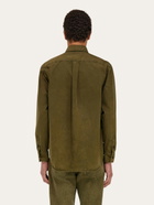 Ferragamo Mens Button down work shirt in Green
