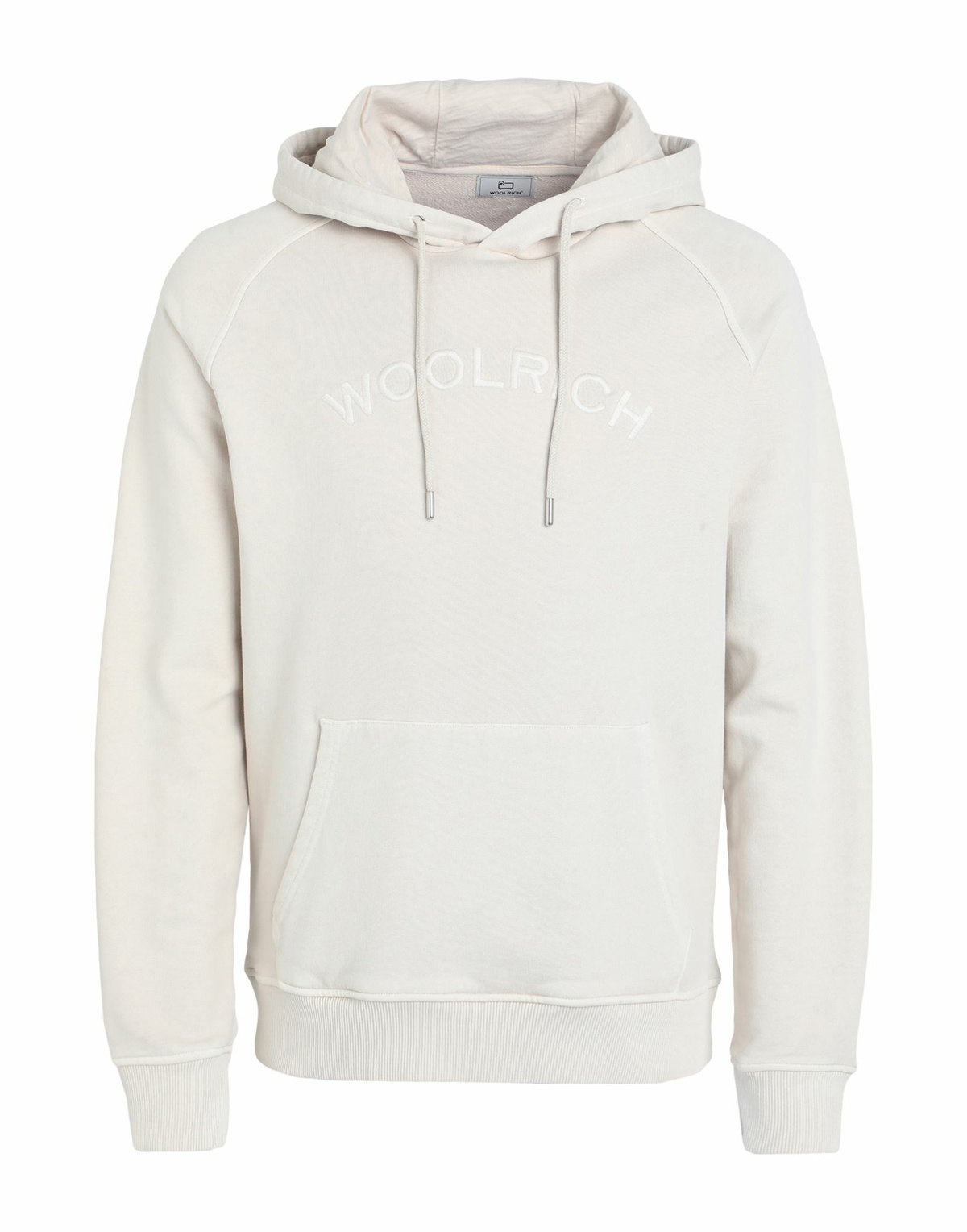 Woolrich Varsity Hoodie Mens Sweatshirt Cream