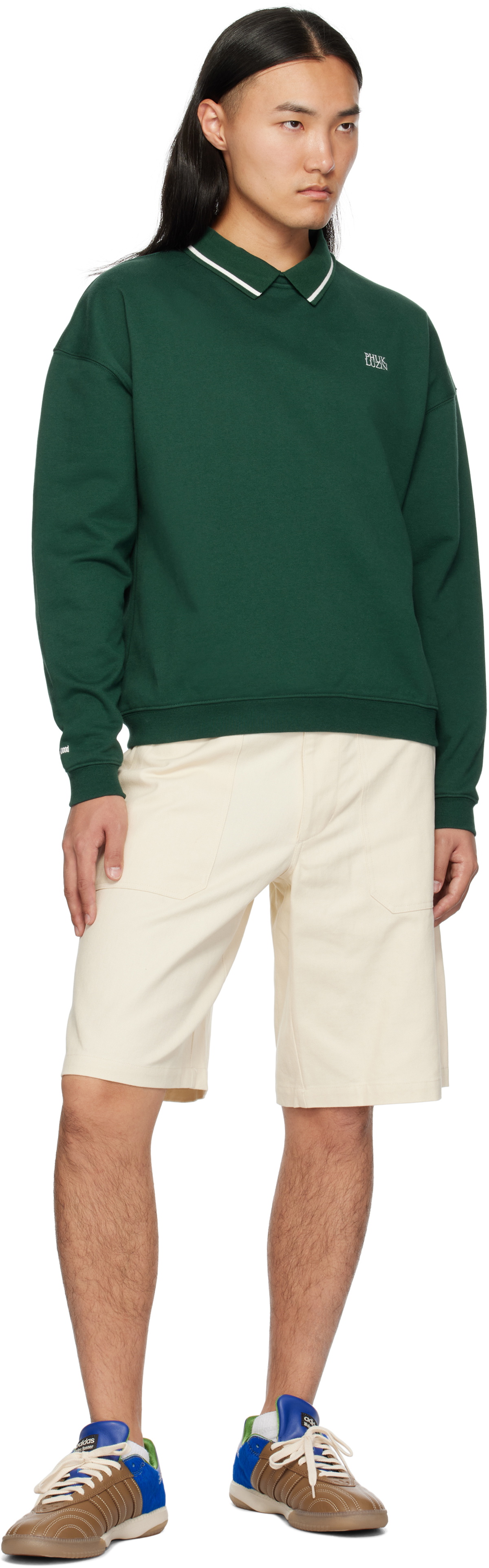 Metalwood Studio Beige Walk Shorts