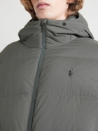 Polo Ralph Lauren - Parkview Logo-Embroidered Quilted Shell Hooded Down Jacket - Gray