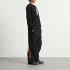 Maharishi Men's Polar Bear Chimera Embroidered Loose Snopants in Black