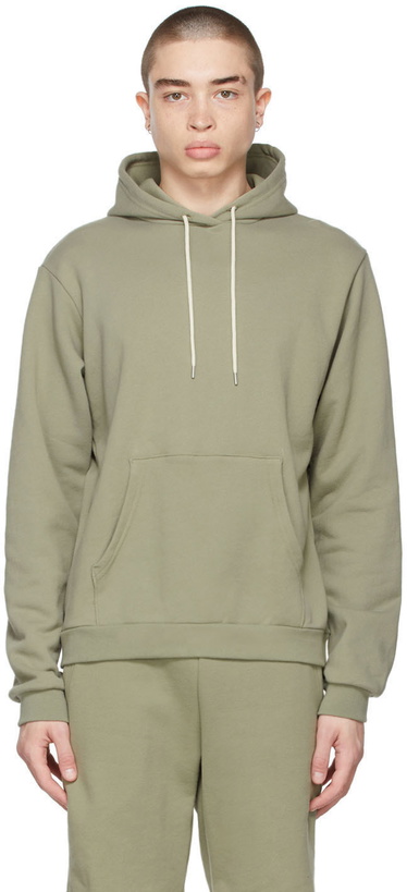 Photo: John Elliott Khaki Cotton Beach Hoodie