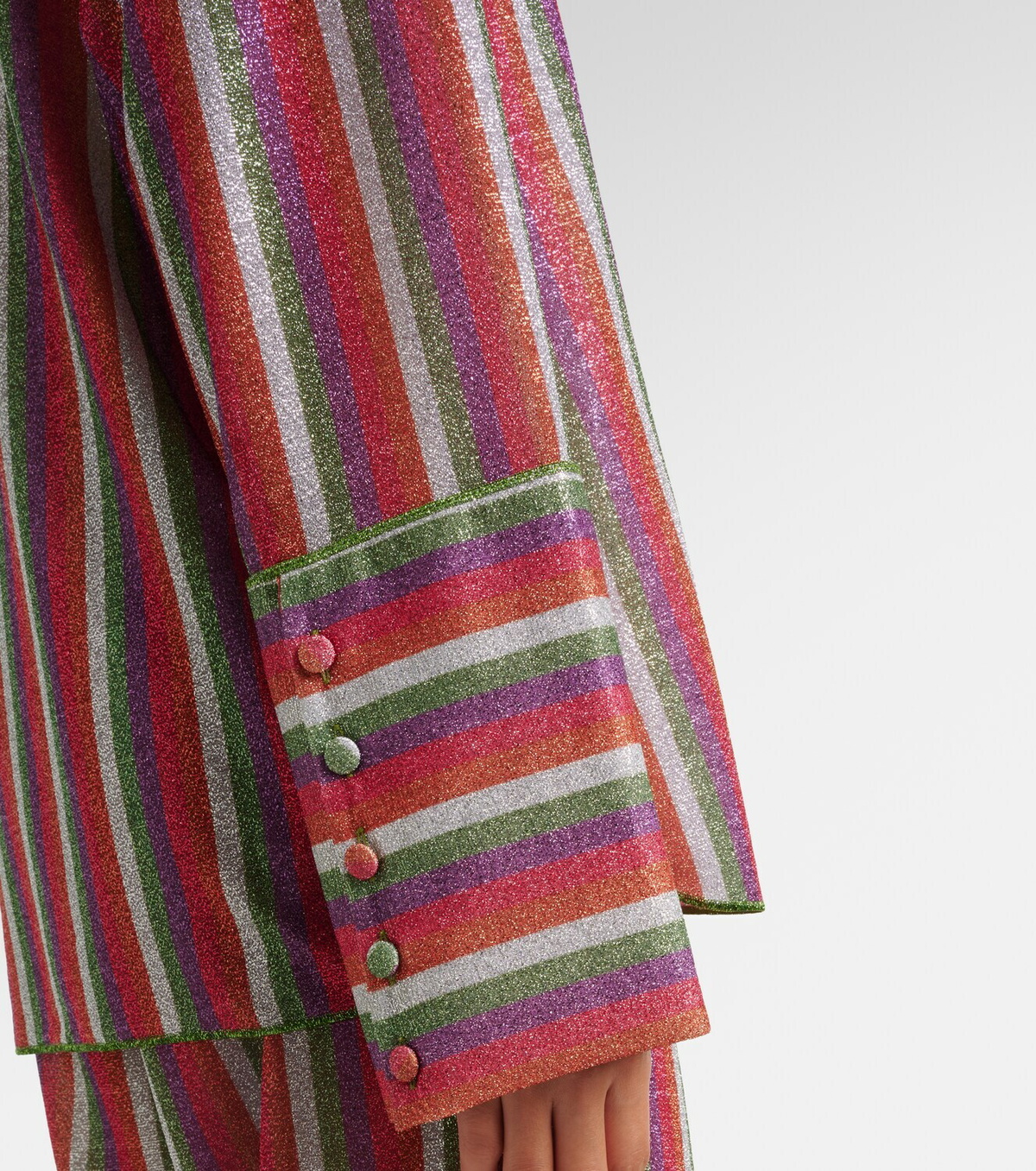 Oséree Lumière striped shirt