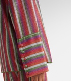 Oséree Lumière striped shirt