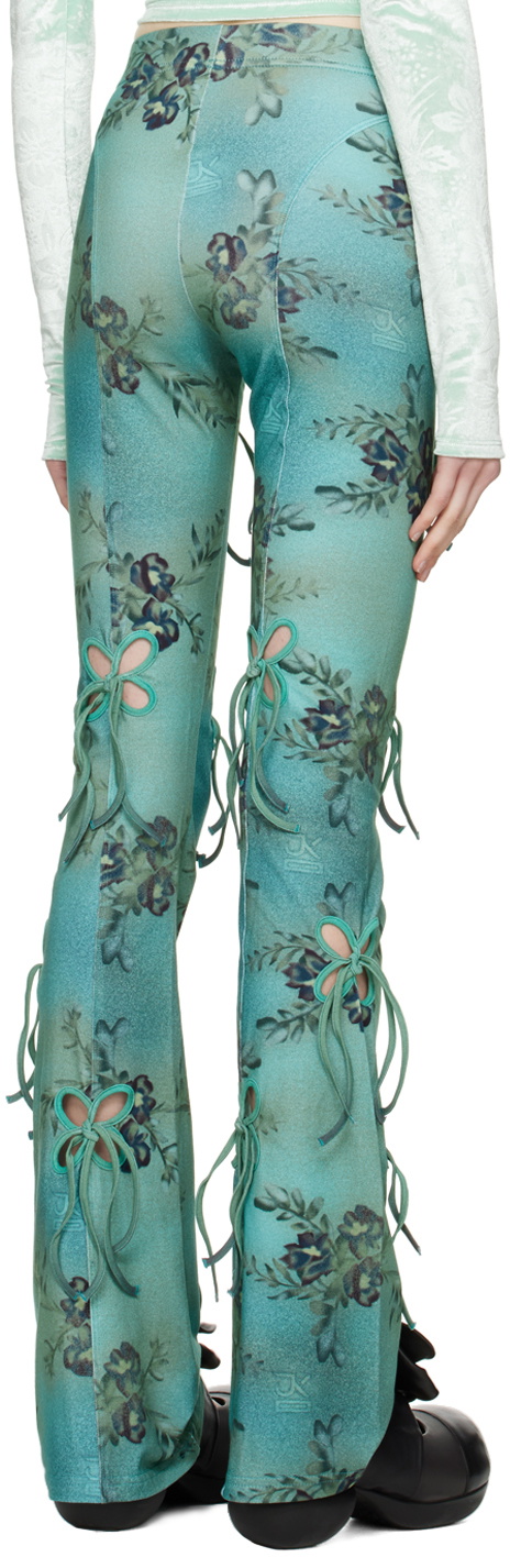 J.Kim Green Printed Lounge Pants
