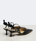 Fendi Very Colibrì leather slingback pumps