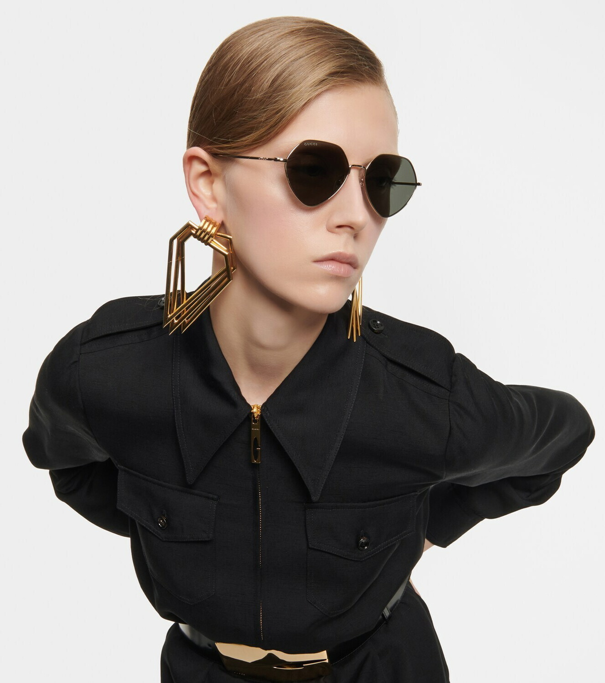 Gucci - Geometric sunglasses Gucci