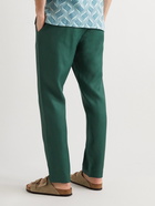 Frescobol Carioca - Oscar Straight-Leg TENCEL Drawstring Trousers - Green