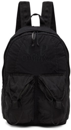 C.P. Company Black Taylon Mixed Backpack