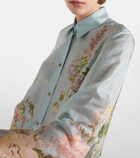 Zimmermann Waverly floral silk shirt