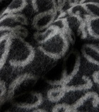 Loewe Anagram alpaca and wool-blend scarf