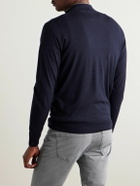 Peter Millar - Excursionist Flex Merino Wool-Blend Half-Zip Sweater - Blue