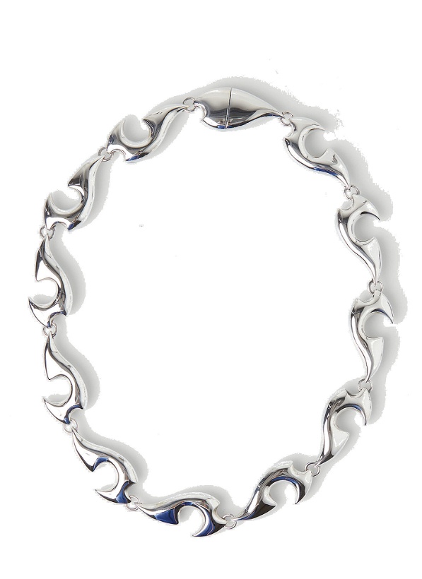 Photo: Sculpted Necklace in Silver