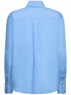 VICTORIA BECKHAM - Cropped Long Sleeve Cotton Poplin Shirt