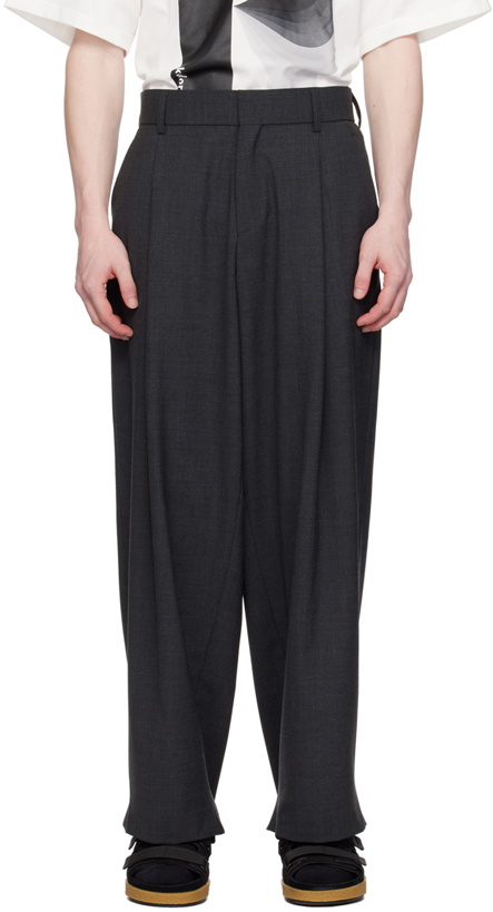 Photo: kolor Gray Pleated Trousers