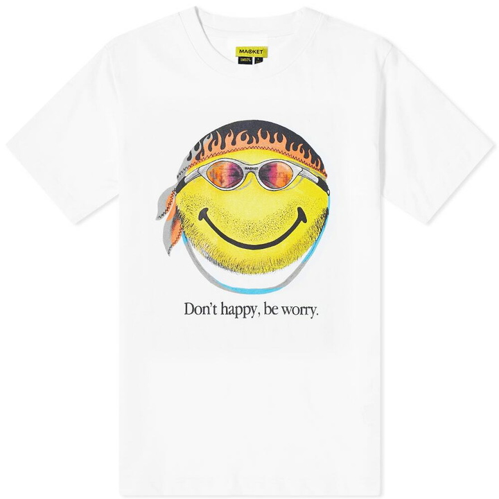 Photo: MARKET Smiley Don't Happy, Be Worry Tee