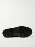 Yuketen - Vettore Leather-Trimmed Suede Boots - Brown