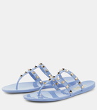 Valentino Garavani Rockstud PVC thong sandals