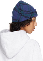 Dime Blue Wavy Beanie