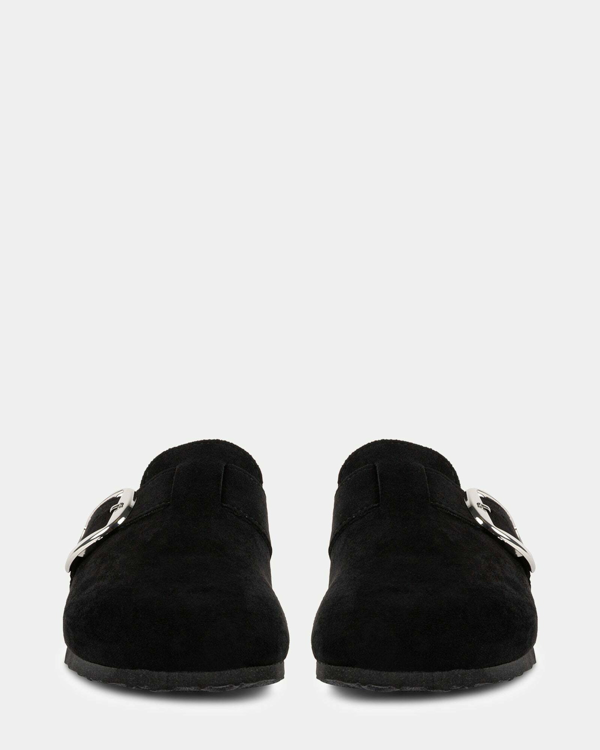 Steve Madden Prim Flats in Black Fabric