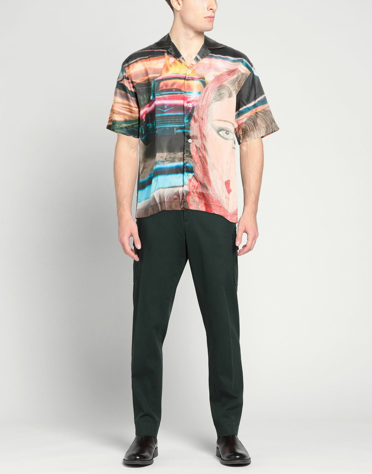 Sunnei Mens Shirt in Black