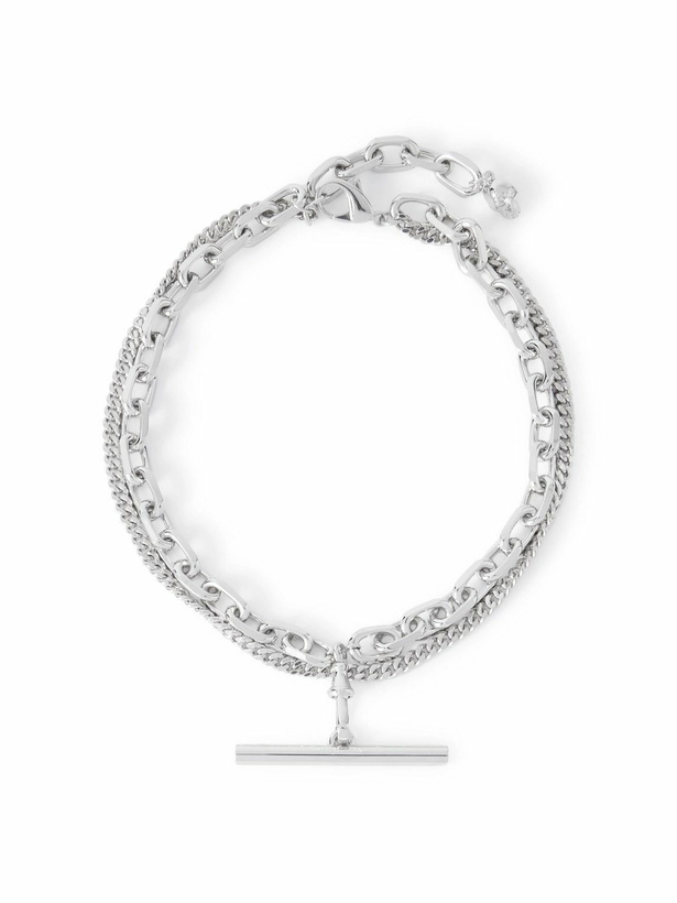 Photo: McQueen - Sling Palladium-Coated Necklace