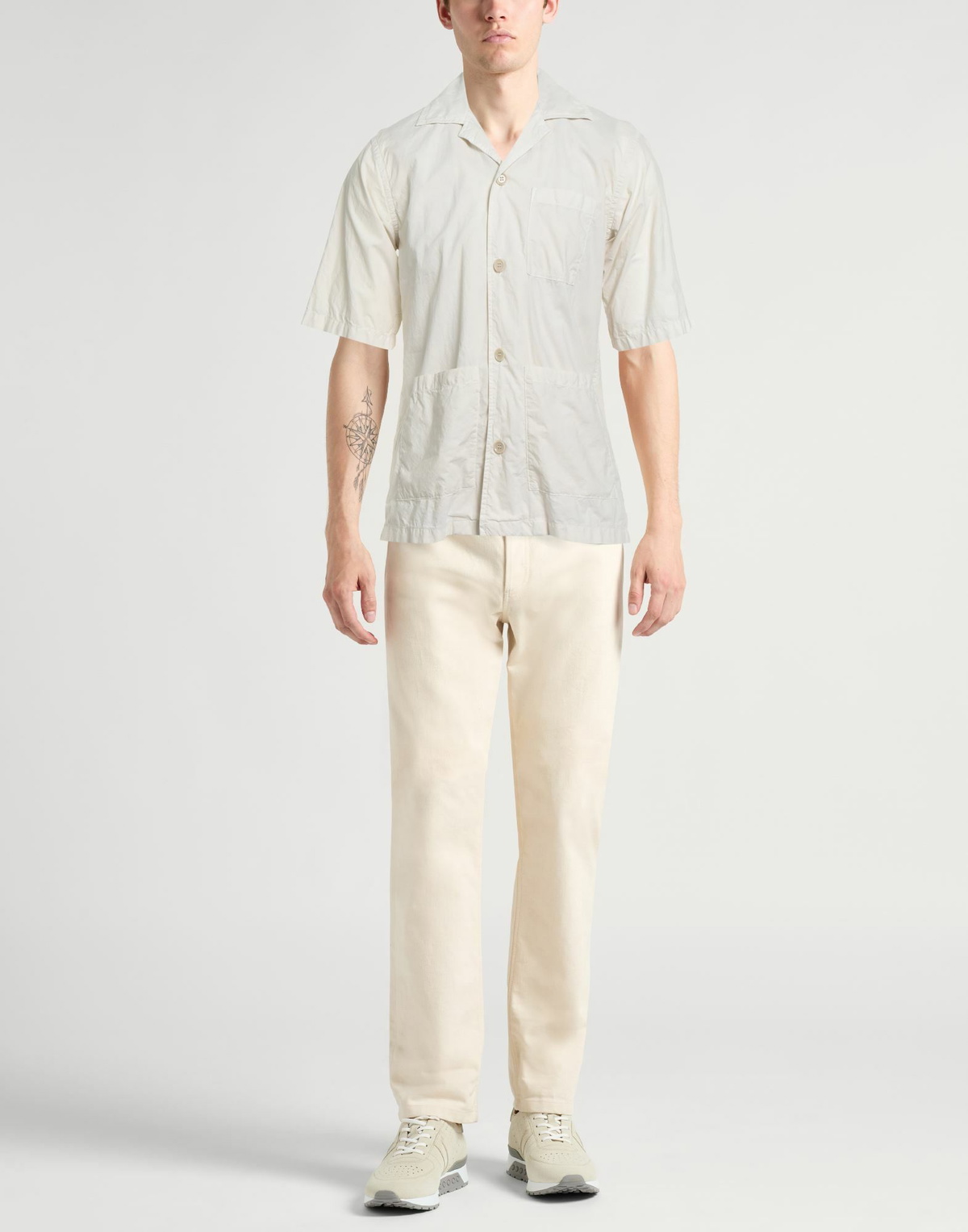 Aspesi Mens Shirt Cream