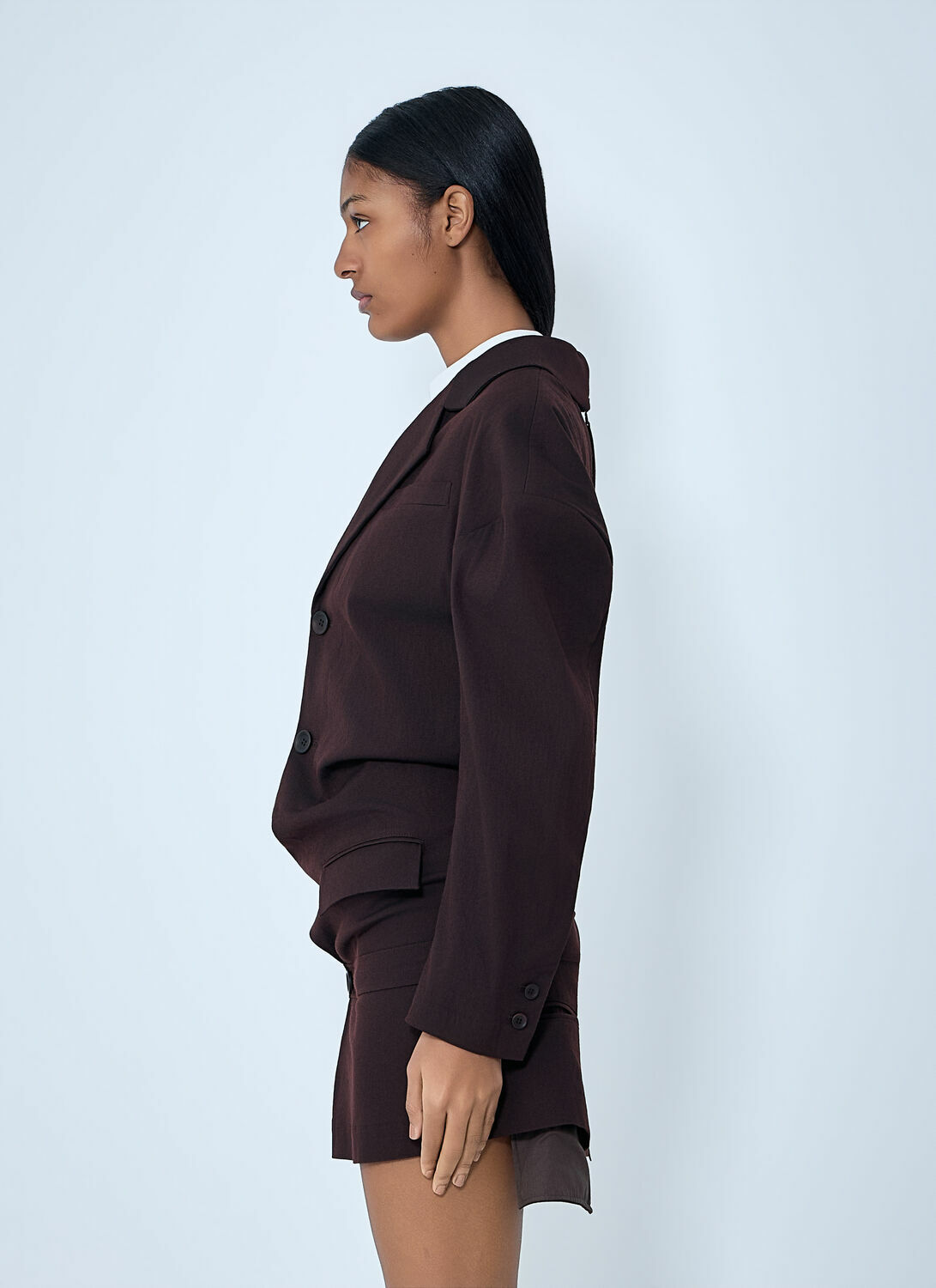 Issey Miyake Tailored Blazer Mini Dress