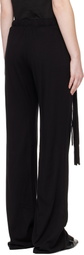 Ottolinger Black Knit Sweat Lounge Pants