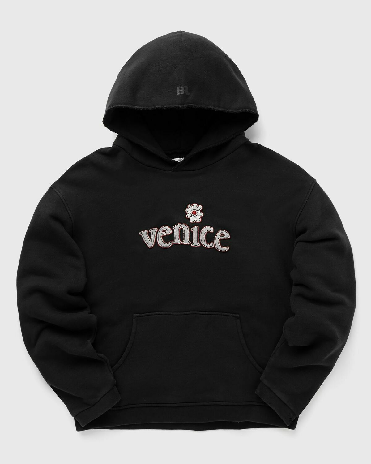 Erl Venice Patch Hoodie Knit Black Hoodies ERL
