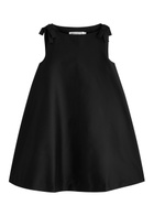 Bernadette Melody Flared Taffeta Mini Dress Black