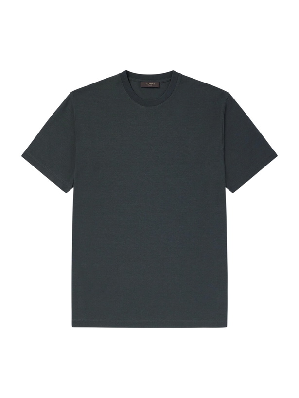 Photo: Slowear - Slim-Fit IceCotton T-Shirt - Green
