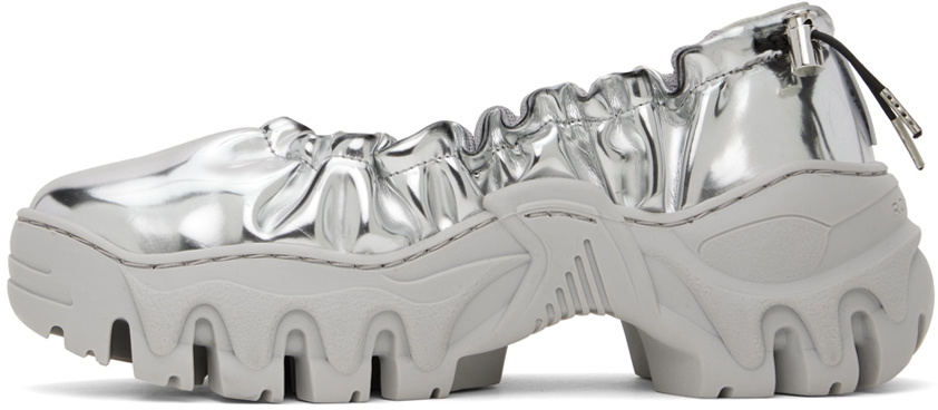 Rombaut SSENSE Exclusive Silver Boccaccio II Ballerina Flats Rombaut