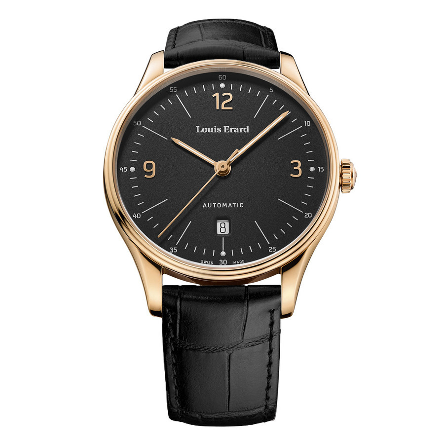 Louis Erard Heritage Automatic Black Dial Mens Watch 69287PR12.BARC82
