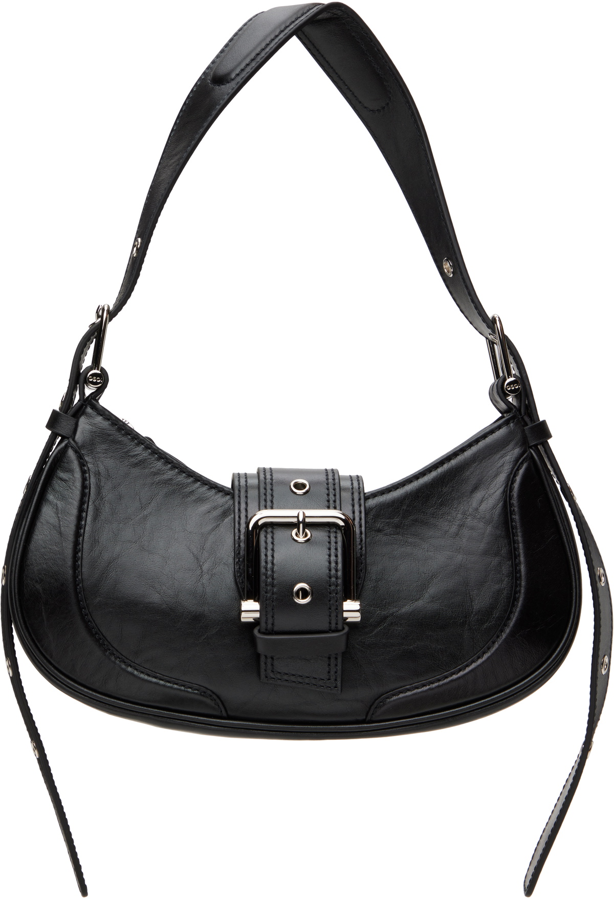 【関税込み】OSOI ブラック Brocle バッグ OSOI: Black Brocle Bag | SSENSE