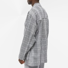 Noma t.d. Men's Gingham Check Coverall Jacket in Black