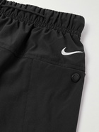 Nike - ACG New Sands Logo-Embroidered Straight-Leg Stretch-Shell Shorts - Black