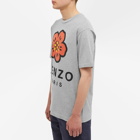KENZO Paris Men's Kenzo Logo Print T-Shirt in Pearl Grey