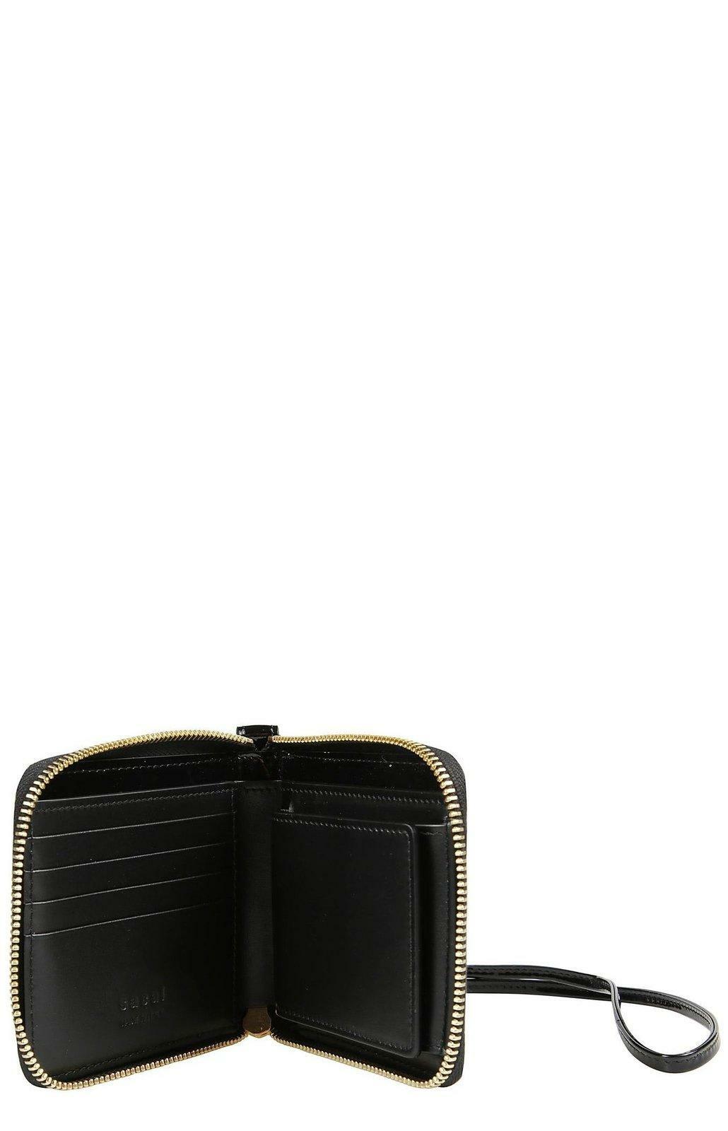 【sacai】Bicolor Half Fold Wallet Sacai Bicolor Half Fold Wallet Sacai
